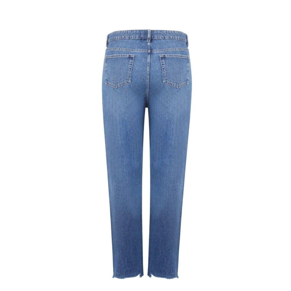 Fabric Womens/Ladies Denim Distressed Jeans / Blue